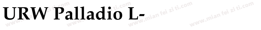 URW Palladio L字体转换